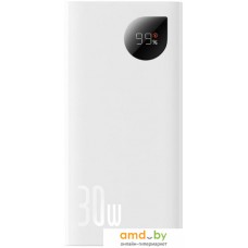 Внешний аккумулятор Baseus Adaman2 Digital Display Fast Charge 10000mAh 30W (белый)