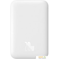 Внешний аккумулятор Baseus Magnetic Wireless PPCX020002 6000mAh (белый)