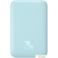 Внешний аккумулятор Baseus Magnetic Wireless PPCX020003 6000mAh (голубой)