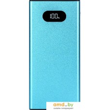 Внешний аккумулятор TFN Blaze LCD PD 22.5W 10000mAh (голубой)