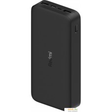 Внешний аккумулятор Xiaomi Redmi Power Bank 20000mAh (черный, международная версия)