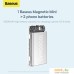 Внешний аккумулятор Baseus Magnetic Mini Wireless Fast Charge Power Bank 10000mAh 20W (белый). Фото №5