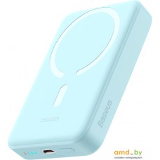 Внешний аккумулятор Baseus Magnetic Mini Wireless Fast Charge Power Bank 30W 10000mAh (голубой)