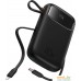 Внешний аккумулятор Baseus Qpow2 Dual-Cable Digital Display Fast Charge Power Bank 22.5W 10000mAh (черный). Фото №1