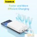 Внешний аккумулятор Baseus Magnetic Fast Charge Power Bank Type-C Edition 30W 10000mAh (белый). Фото №31