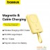 Внешний аккумулятор Baseus Magnetic Fast Charge Power Bank Type-C Edition 30W 10000mAh (желтый). Фото №29