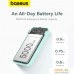 Внешний аккумулятор Baseus MagPro Magnetic Bracket Wireless Fast-Charging Power Bank 20W 5000mAh (мятный). Фото №15