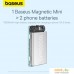 Внешний аккумулятор Baseus Magnetic Mini Air Wireless Fast Charge Power Bank 20W 10000mAh (голубой). Фото №8