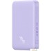 Внешний аккумулятор Baseus Magnetic Mini Air Wireless Fast Charge Power Bank 20W 10000mAh (сиреневый). Фото №3