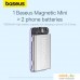 Внешний аккумулятор Baseus Magnetic Mini Air Wireless Fast Charge Power Bank 20W 10000mAh (сиреневый). Фото №12