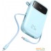 Внешний аккумулятор Baseus Qpow2 Dual-Cable Digital Display Fast Charge Power Bank 22.5W 20000mAh (голубой). Фото №1