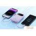 Внешний аккумулятор Baseus Qpow2 Dual-Cable Digital Display Fast Charge Power Bank 22.5W 20000mAh (сиреневый). Фото №7