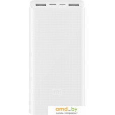 Внешний аккумулятор Xiaomi Mi Power Bank 3 PLM18ZM USB-C 20000mAh (белый)