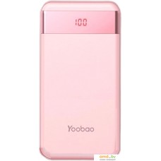 Портативное зарядное устройство Yoobao M20 PRO (розовый)