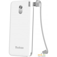 Портативное зарядное устройство Yoobao S10K microUSB (белый)