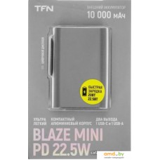 Внешний аккумулятор TFN Blaze Mini 20 10000mAh (серый)