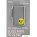 Внешний аккумулятор TFN Blaze Mini 20 10000mAh (серый). Фото №1