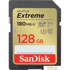 Карта памяти SanDisk Extreme SDXC SDSDXVA-128G-GNCIN 128GB