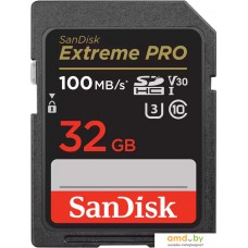 Карта памяти SanDisk Extreme PRO SDHC SDSDXXO-032G-GN4IN 32GB