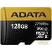 Карта памяти ADATA microSDXC UHS-II 128GB + адаптер [AUSDX128GUII3CL10-CA1]. Фото №3
