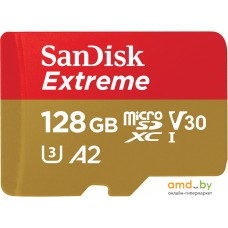 Карта памяти SanDisk Extreme microSDXC SDSQXAA-128G-GN6MN 128GB