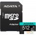 Карта памяти ADATA Premier Pro AUSDX512GUI3V30SA2-RA1 microSDXC 512GB (с адаптером). Фото №1