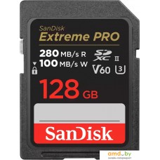 Карта памяти SanDisk Extreme PRO SDXC SDSDXEP-128G-GN4IN 128GB