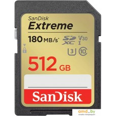 Карта памяти SanDisk Extreme SDXC SDSDXVV-512G-GNCIN 512GB