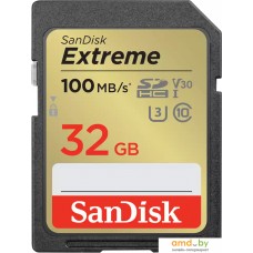 Карта памяти SanDisk Extreme SDHC SDSDXVT-032G-GNCIN 32GB