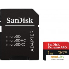 Карта памяти SanDisk Extreme PRO microSDXC SDSQXCD-1T00-GN6MA 1TB (с адаптером)