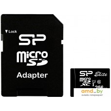 Карта памяти Silicon-Power microSDXC SP256GBSTXBU1V10SP 256GB (с адаптером)