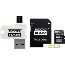 Карта памяти GOODRAM ALL in ONE microSDXC M1A4-0640R12 64GB