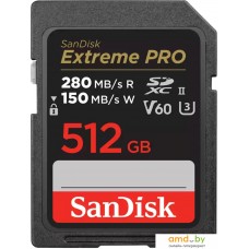 Карта памяти SanDisk Extreme PRO SDXC SDSDXEP-512G-GN4IN 512GB