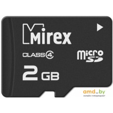 Карта памяти Mirex microSD (Class 4) 2GB (13612-MCROSD02)