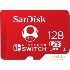 Карта памяти SanDisk Nintendo Switch Licensed Card Super Mario Edition microSDXC 128GB SDSQXAO-128G-GN3ZN