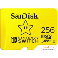 Карта памяти SanDisk Nintendo Switch Licensed Card Super Mario Edition microSDXC 256GB SDSQXAO-256G-GN3ZN
