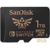 Карта памяти SanDisk Nintendo Switch Licensed Card The Legend of Zelda Edition microSDXC 1TB SDSQXAO-1T00-GN6ZN. Фото №1