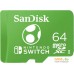 Карта памяти SanDisk Nintendo Switch Licensed Card microSDXC 64GB SDSQXAO-064G-GN6ZN. Фото №1