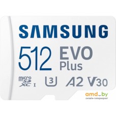 Карта памяти Samsung EVO Plus 2024 microSDXC 512GB (с адаптером)