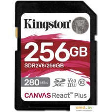 Карта памяти Kingston Canvas React Plus V60 SDXC 256GB