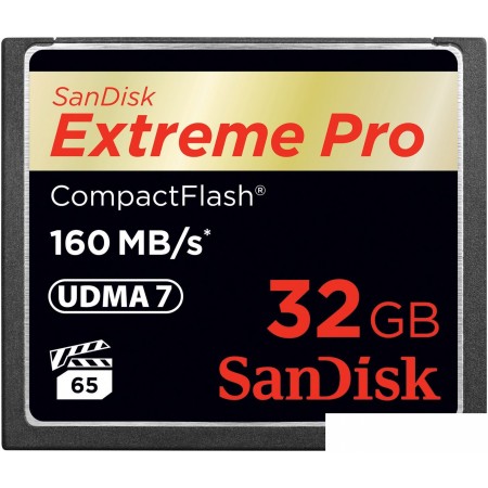 

Карта памяти SanDisk Extreme Pro CompactFlash 32GB (SDCFXPS-032G-X46), Extreme Pro CompactFlash 32GB (SDCFXPS-032G-X46)