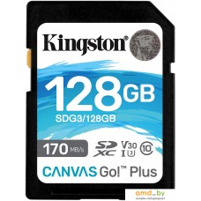 Карта памяти Kingston Canvas Go! Plus SDXC 128GB