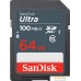 Карта памяти SanDisk Ultra SDXC SDSDUNR-064G-GN3IN 64GB. Фото №1