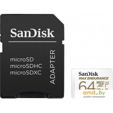 Карта памяти SanDisk microSDXC SDSQQVR-064G-GN6IA 64GB (с адаптером)