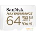 Карта памяти SanDisk microSDXC SDSQQVR-064G-GN6IA 64GB (с адаптером). Фото №3