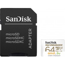 Карта памяти SanDisk microSDXC SDSQQVR-064G-GN6IA 64GB (с адаптером)