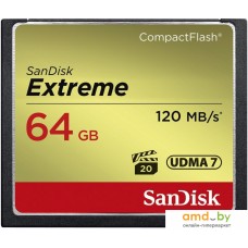 Карта памяти SanDisk Extreme CompactFlash 64GB [SDCFXSB-064G-G46]