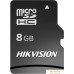 Карта памяти Hikvision microSDHC HS-TF-C1(STD)/8G/Adapter 8GB (с адаптером). Фото №1