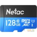 Карта памяти Netac P500 Standard 128GB NT02P500STN-128G-R + адаптер. Фото №1