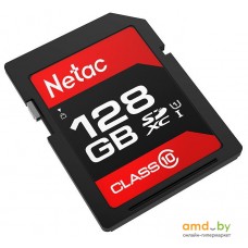 Карта памяти Netac SDXC 128GB U1/C10 Netac P600